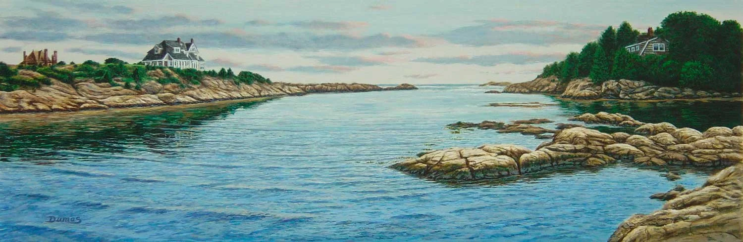 "Goose Neck Cove" 12" x 36" - Sold