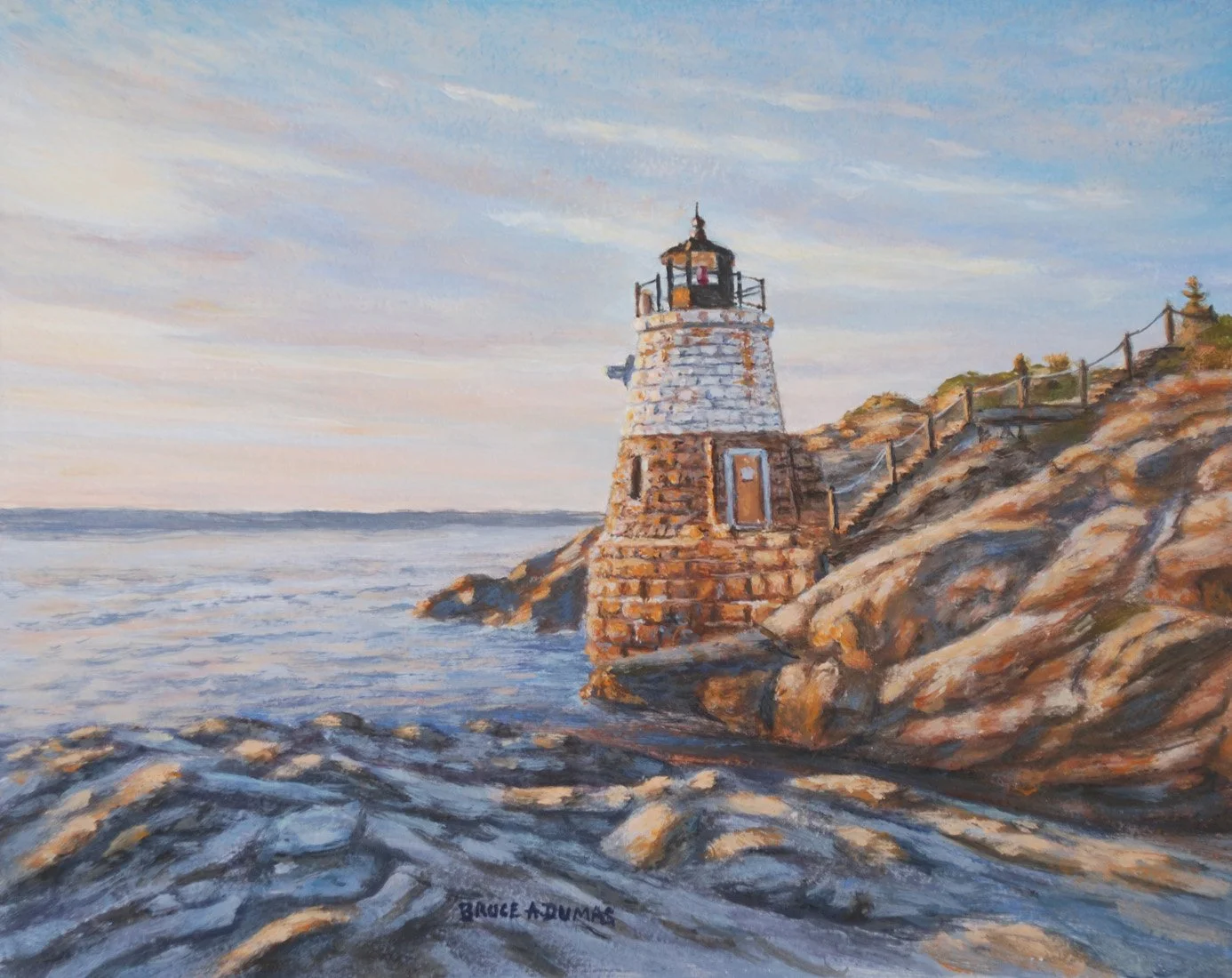 "Castle Sun Downer" 8" x 10" - Sold