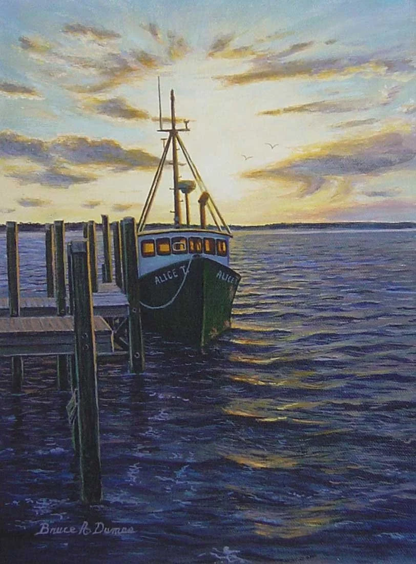 "The Alice T."  9" x 12" - Sold