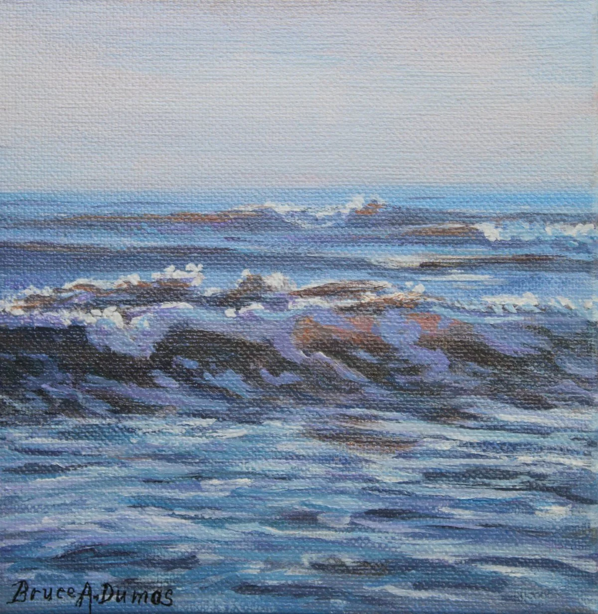 "Rough Beauty" 6" x 6" - Painting Is Available