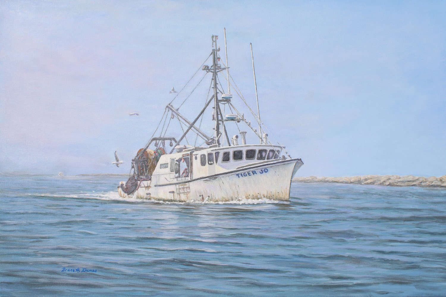 "Tiger Jo" 24" x 36" - Painting Is Available