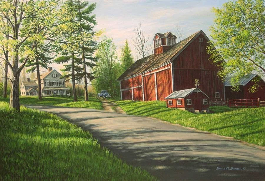 "Stuart Farm" 13" x 19" - Sold