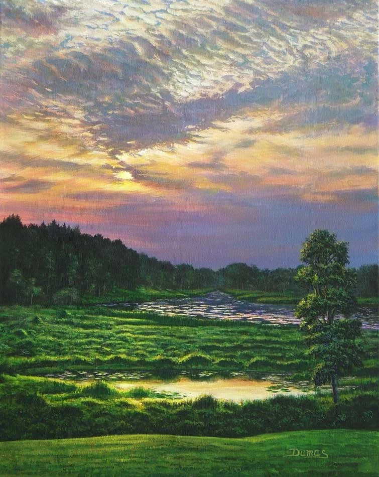 "Marsh Sunset" 16" x 20" - Sold