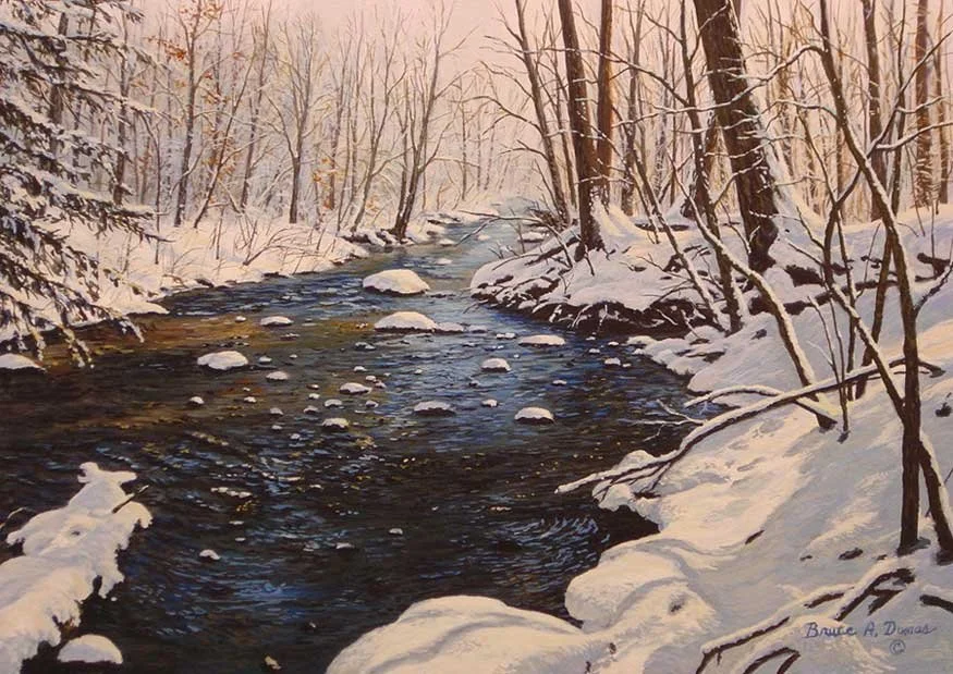 "Quinnipiac River Solitude" 10" x 14" - Sold