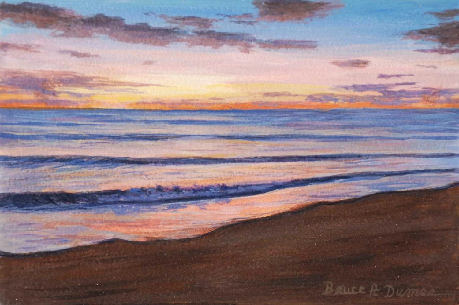 "Whispering Waves" 6" x 8" - Sold
