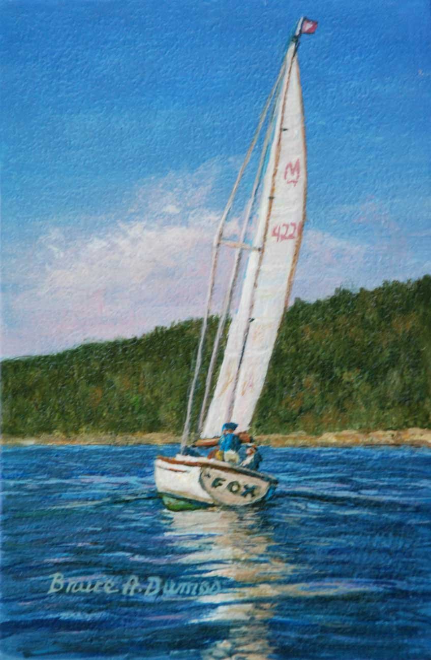 "Fox"  4" x 6" - Sold