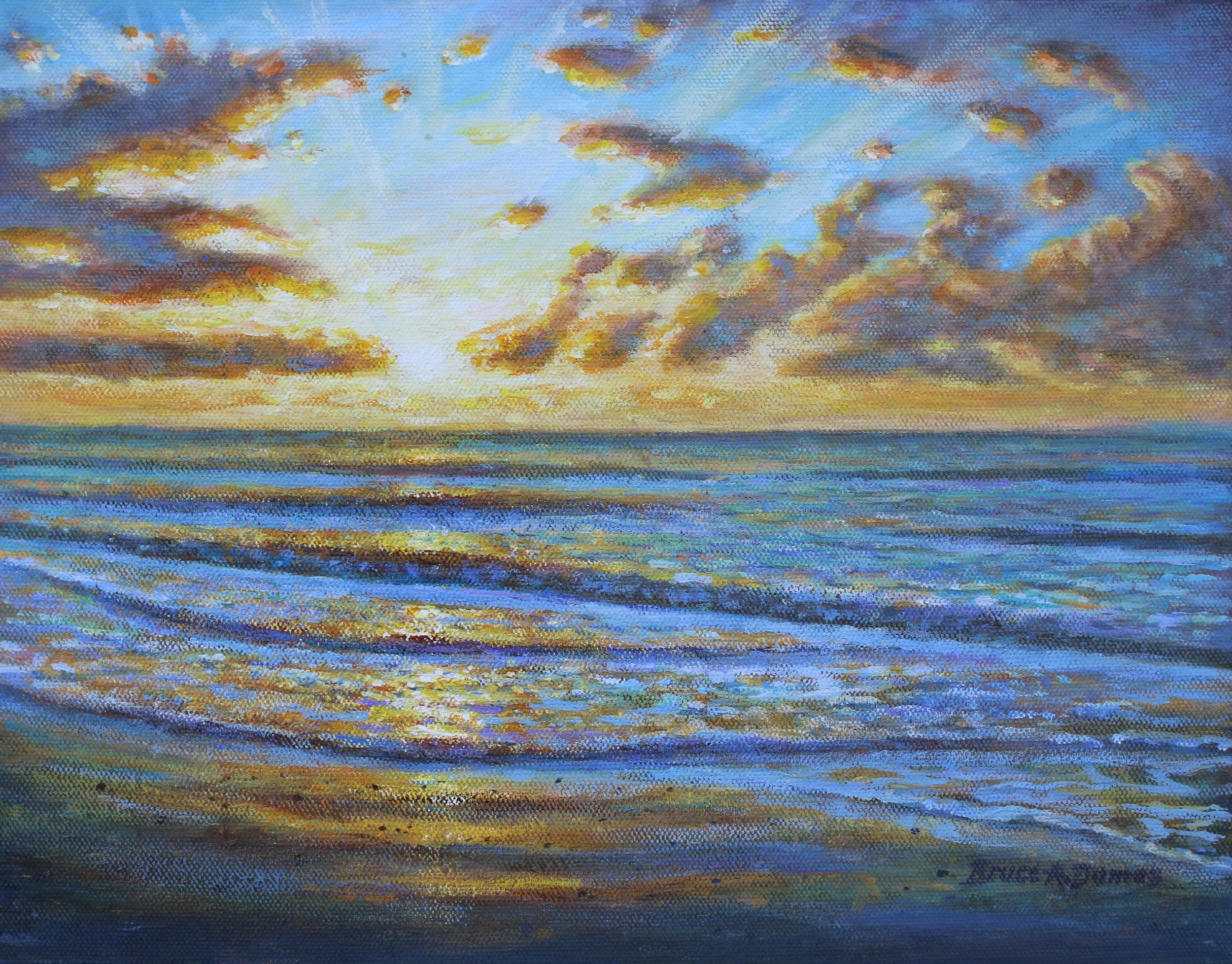 "Sun Burst" 11" x 14" - Painting Is Available
