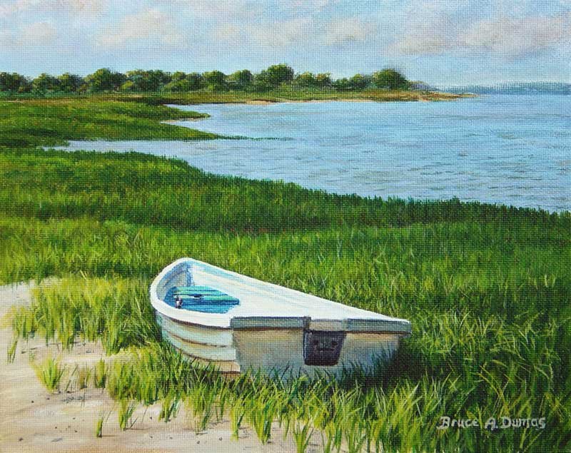 "Boat on Shore" 8" x 10" - Sold
