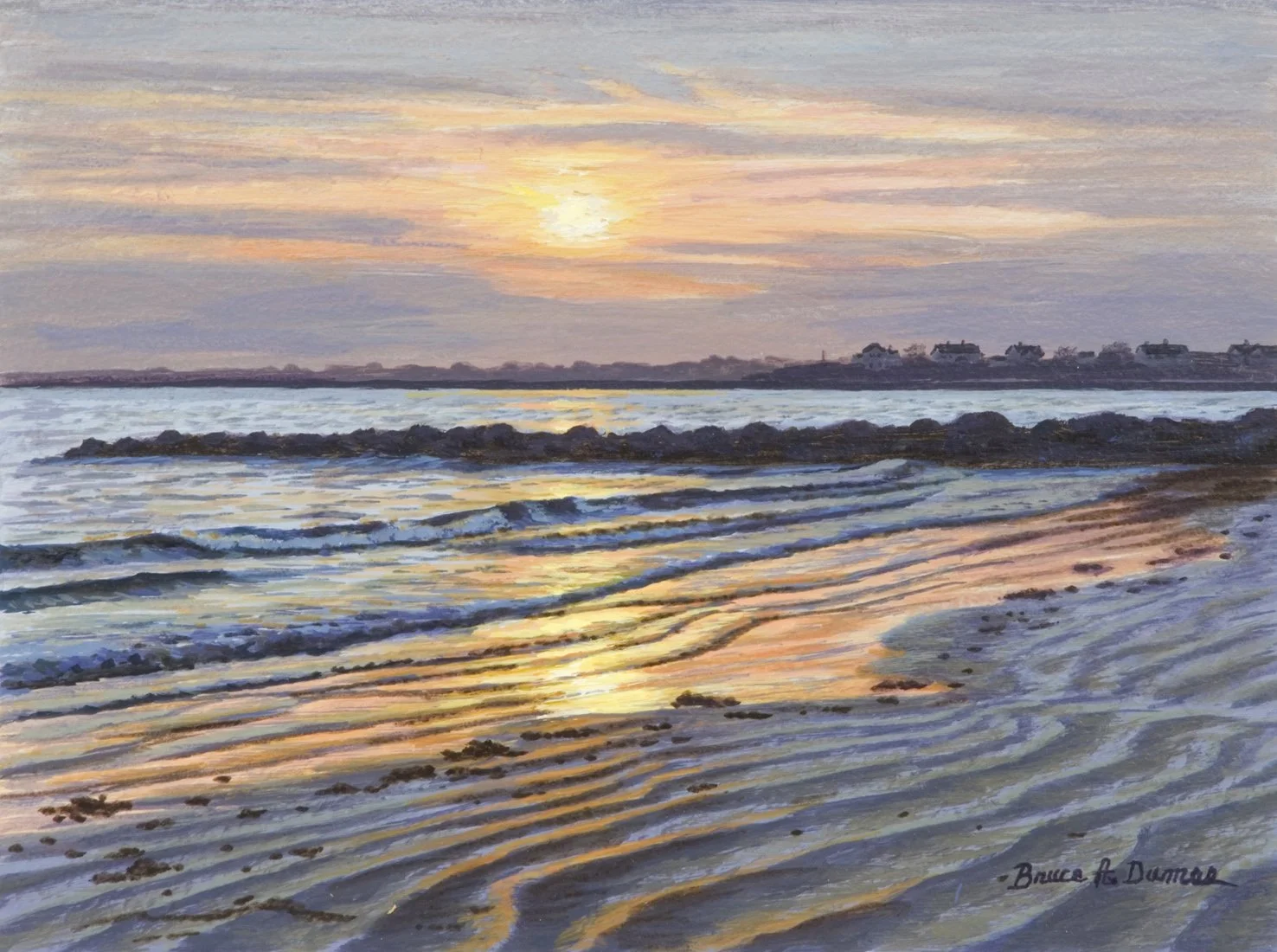 "Sunset In York" 6" x 8" - Sold