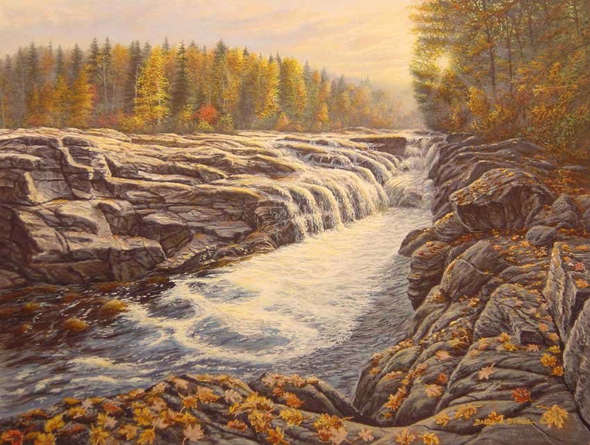 "Massachusetts Gorge" 18" x 24" - Sold