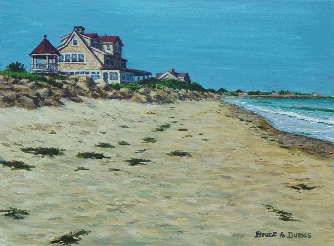 "Beach House @ Misquamicut" 6" x 8" - Sold