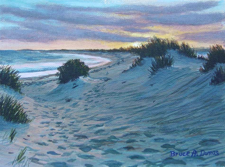"Sunset @ Napatree Point" 6" x 8" - Sold