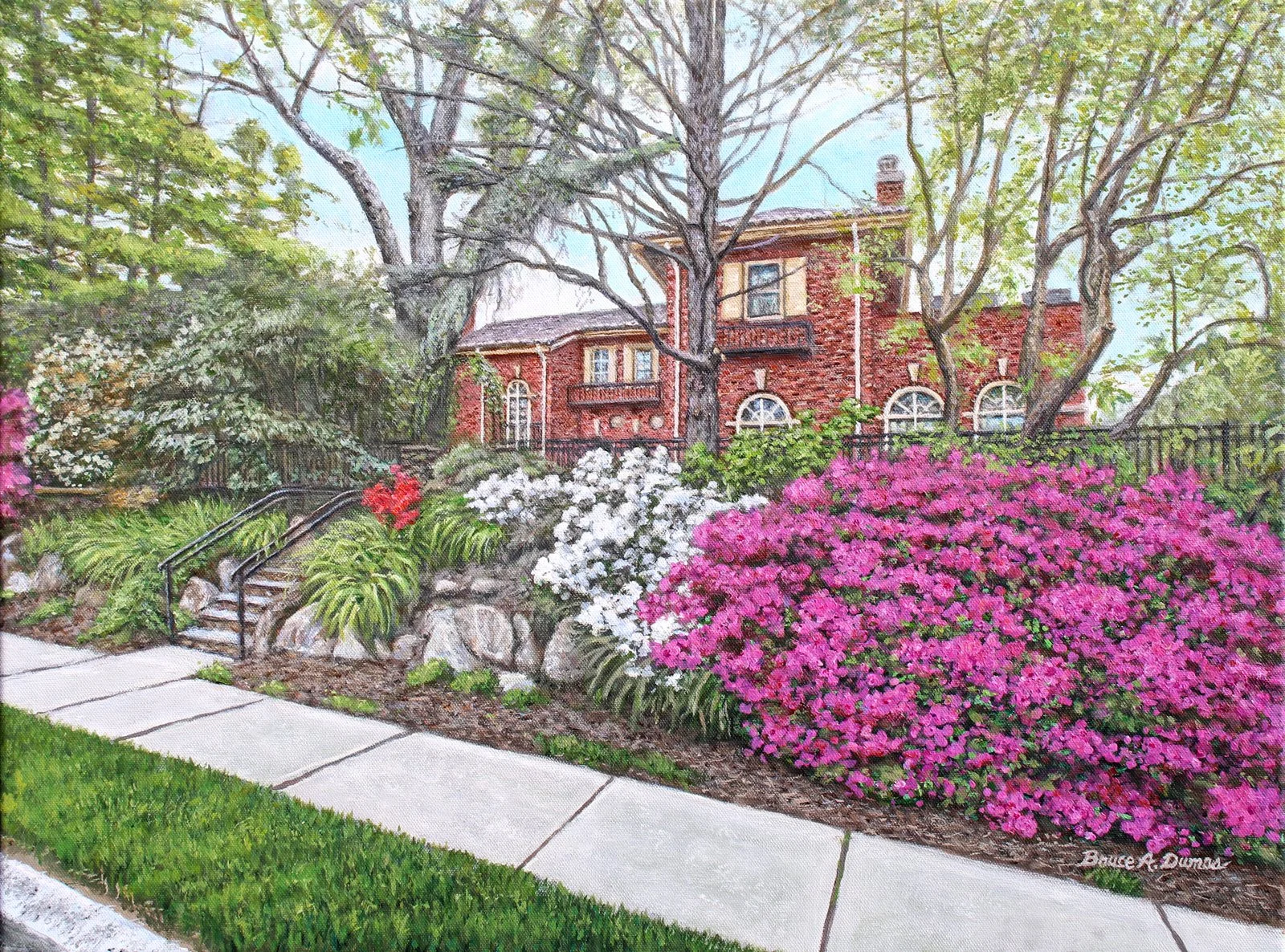 "612 Elmgrove" 18" x 24" - Sold (Commission for Client)