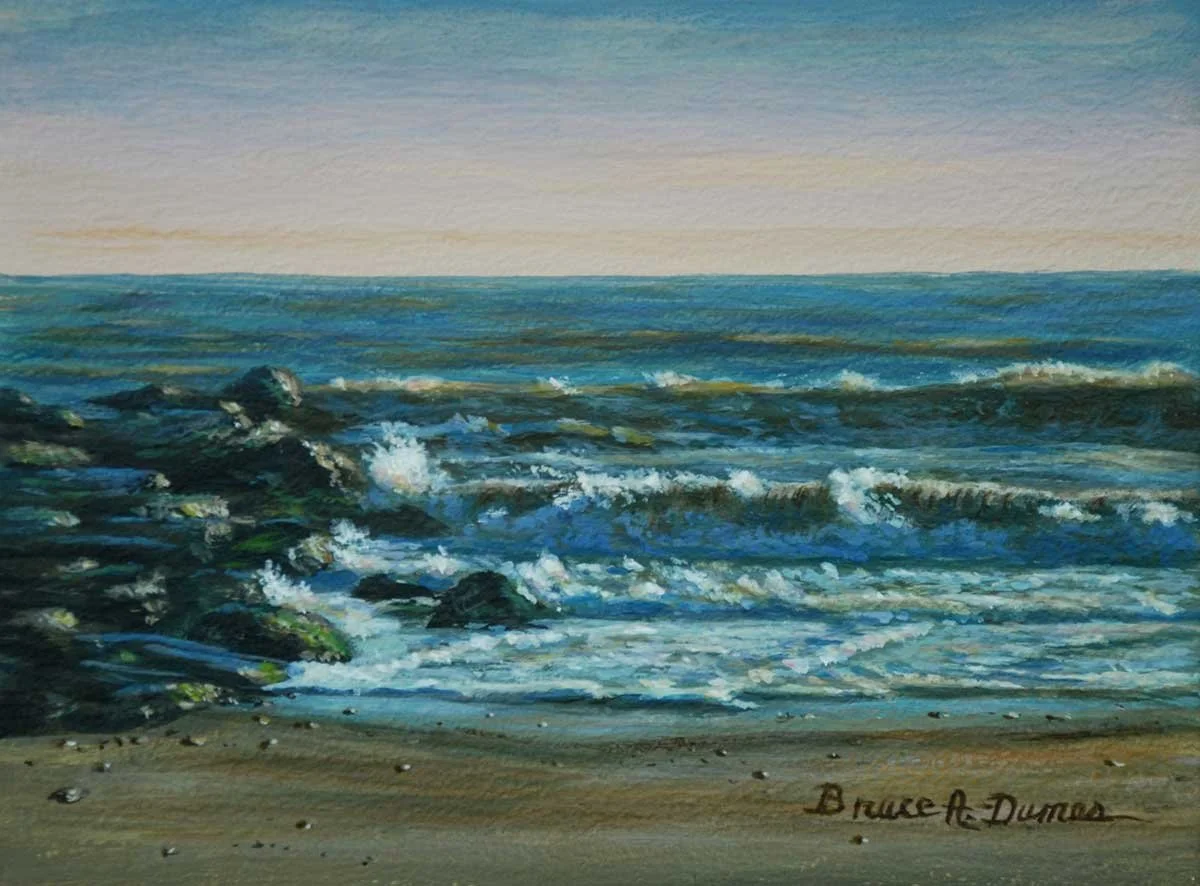 "Breaker" 6" x 8" - Sold