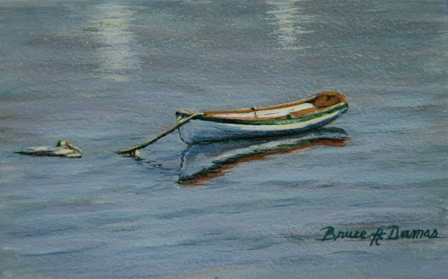 "Quiet Waters 2"  4" x 6" - Sold