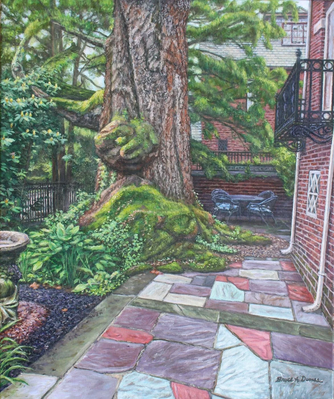 "Black Oak" 20" x 24" - Sold (Commission for Client)