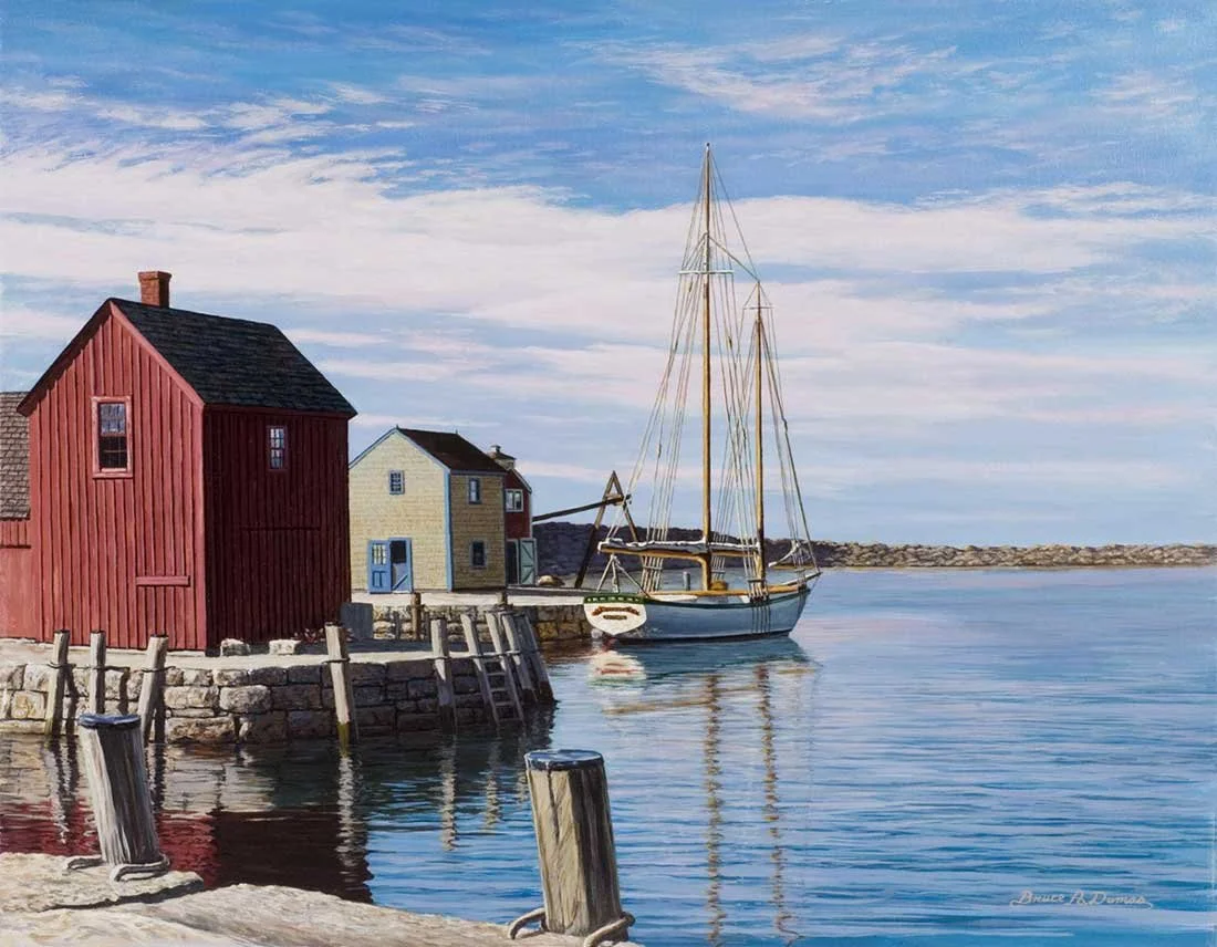 "Sailboat @ Rockport" 22" x 28" - Sold