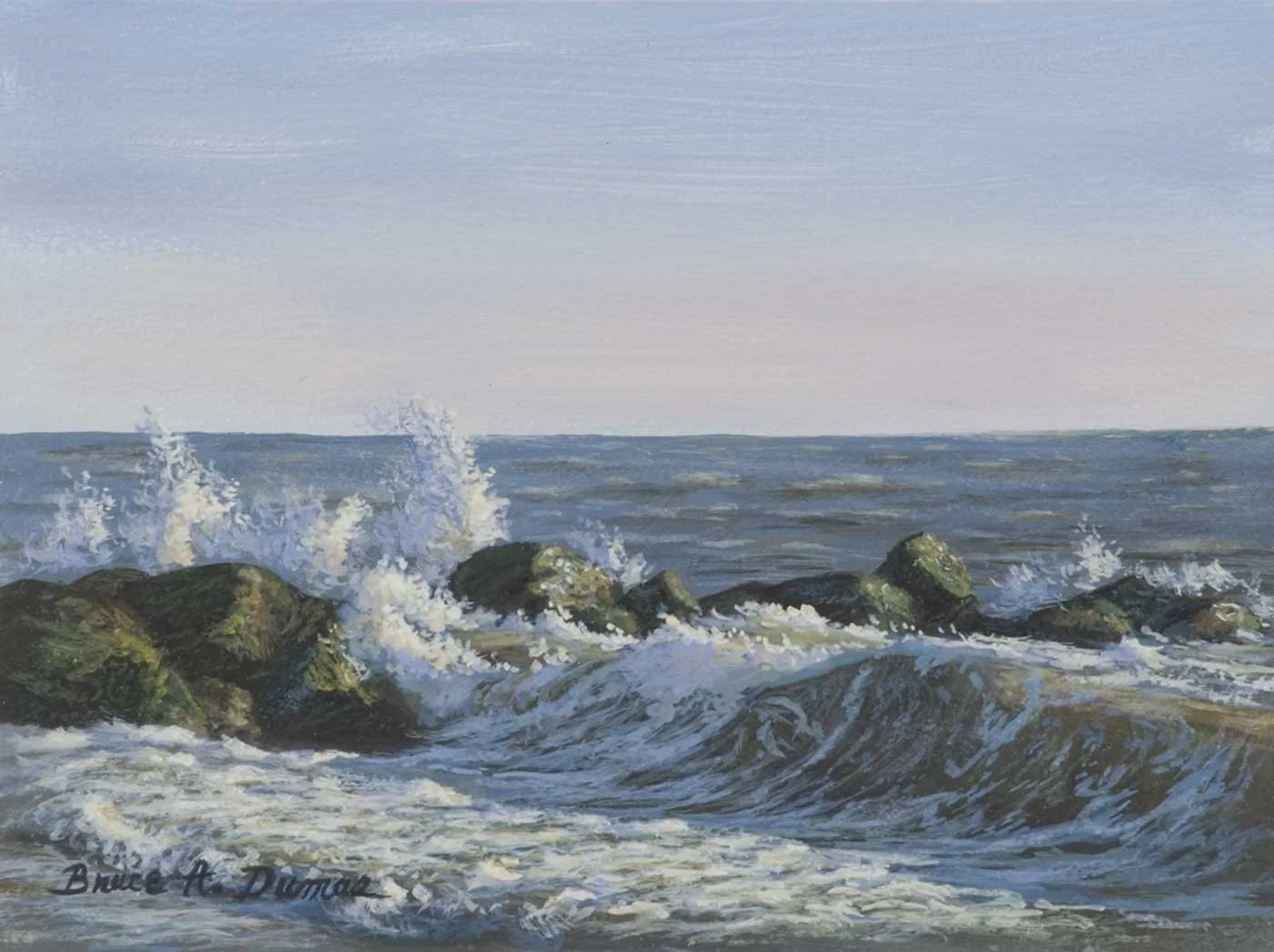 "Breaking Waves" 6" x 8" - Sold