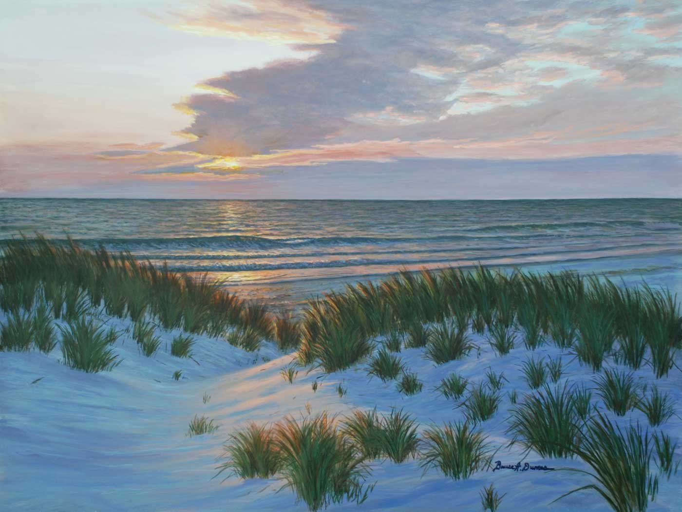 "Fort De Sota Sunset" 28" x 36" - Sold