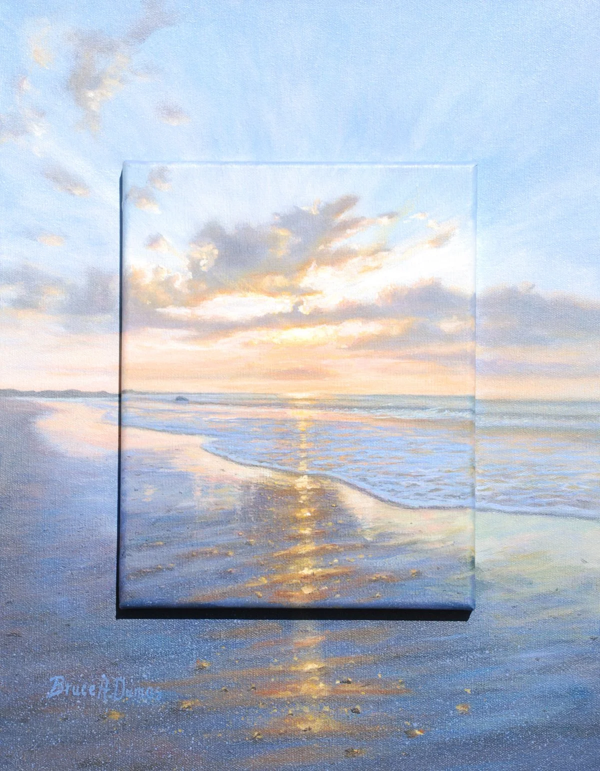 "Morning Dawn" 14" x 18" - Sold (Canvas on Canvas)