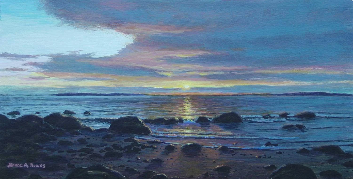 "Days End" 5.5" x 10.5" - Sold