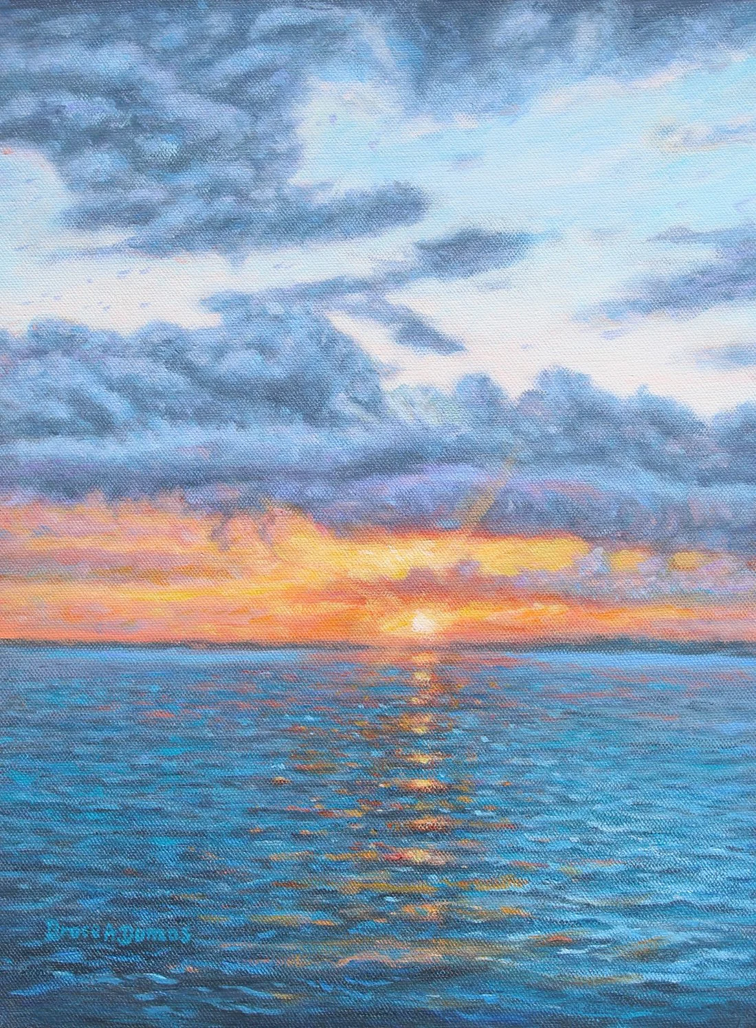 "Cloud Burst" 12" x 16" - Painting Is Available