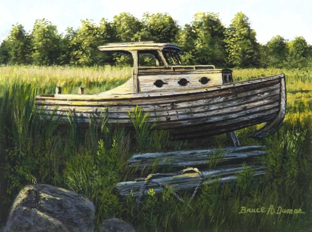 "Retired Beauty"  6" x 8" - Sold