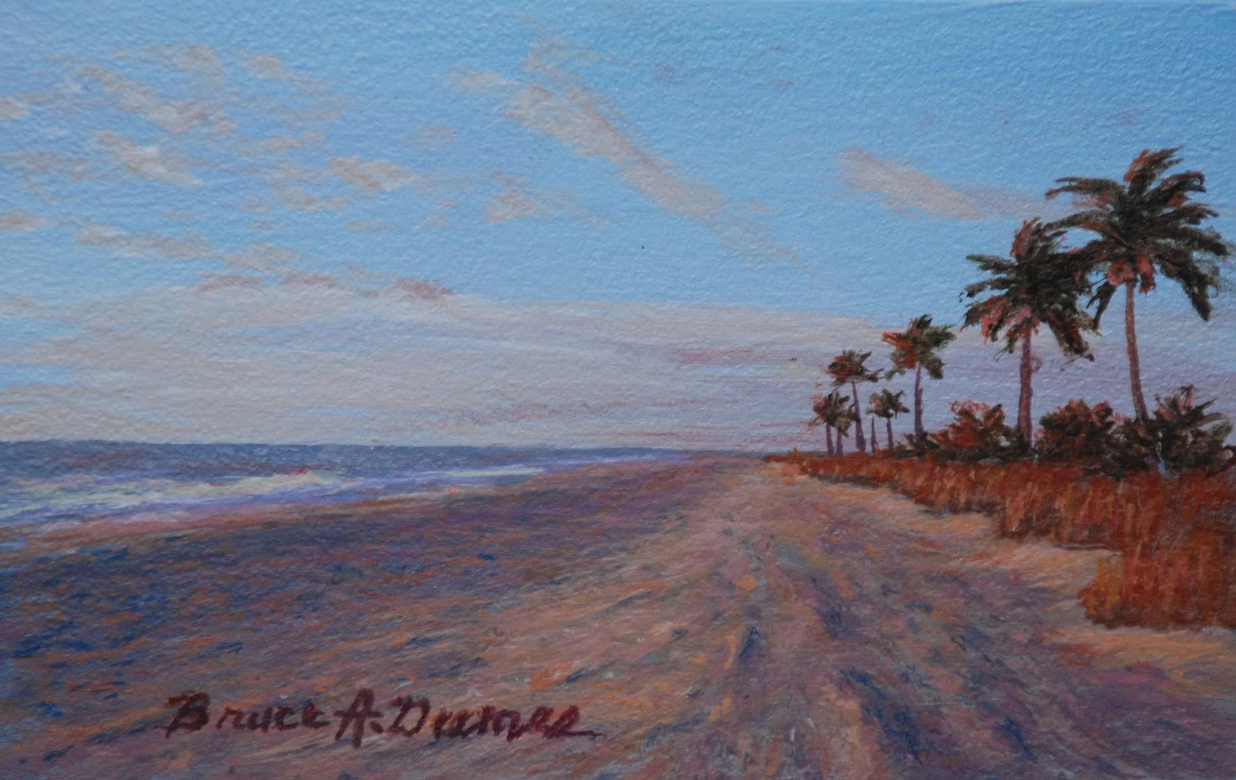 "Captiva Palms" 4" x 6" - Sold