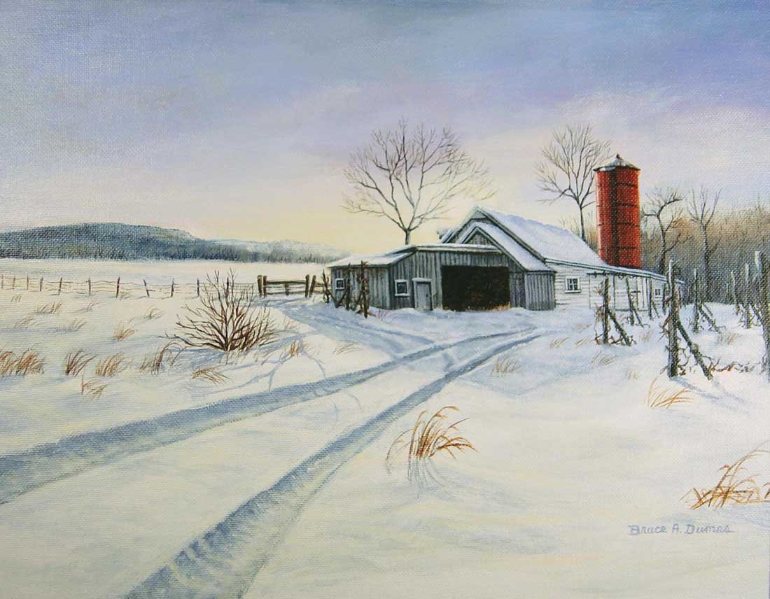 "Buttner's Farm" 14" x 18" - Sold (Commission For Client"