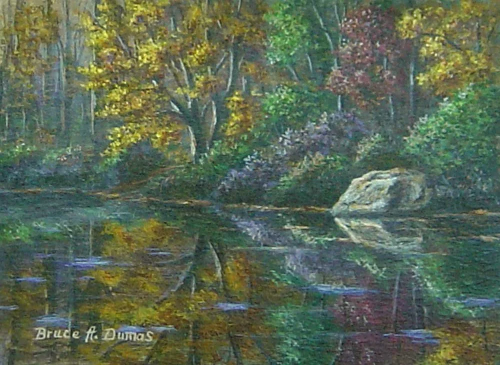 "Diamond Pond" 6" x 8" - Sold