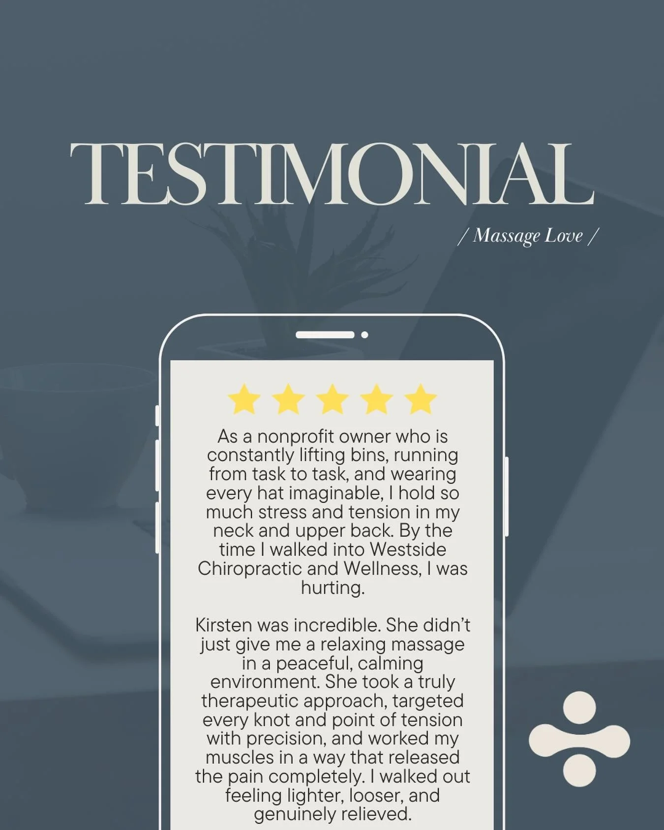 Calming, relaxing yet extremely therapeutic.

That is massage therapy, the Westside Way✨

Book Now 👇🏽
www.westsidealigned.com
(440)847-8830