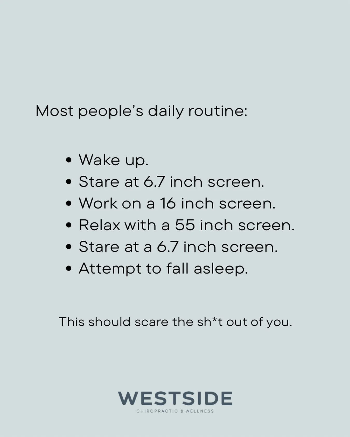 📱 Your phone is wrecking your posture (and your neck knows it).

Hours of scrolling = head drifting forward, shoulders rounding, spine losing its natural curve.

Fun fact: for every inch your head moves forward, your neck takes on up to 10 extra pou