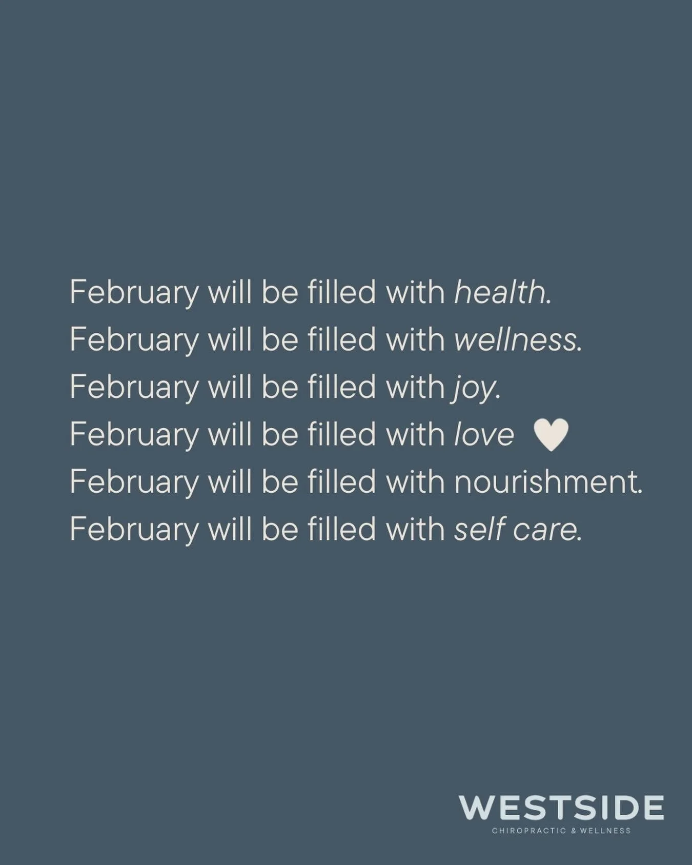 So much good to come in February✨🤍