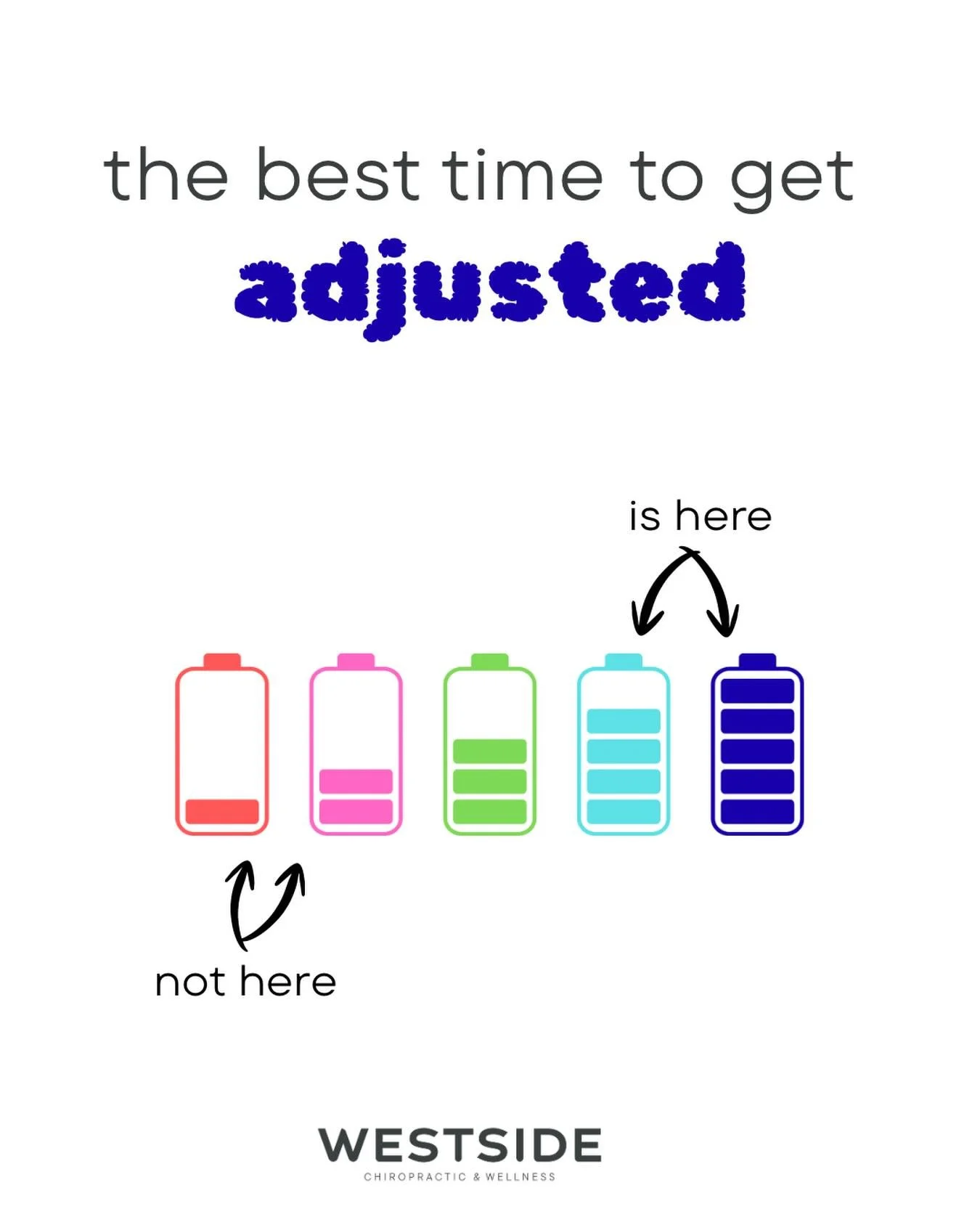 Feel good? That&rsquo;s your cue to schedule 🗓️👏🏽

The best time to get adjusted isn&rsquo;t when you can&rsquo;t turn your neck, can&rsquo;t sleep, and are living on ibuprofen.

It&rsquo;s when:
✨ You feel good
✨ You&rsquo;re starting to notice m