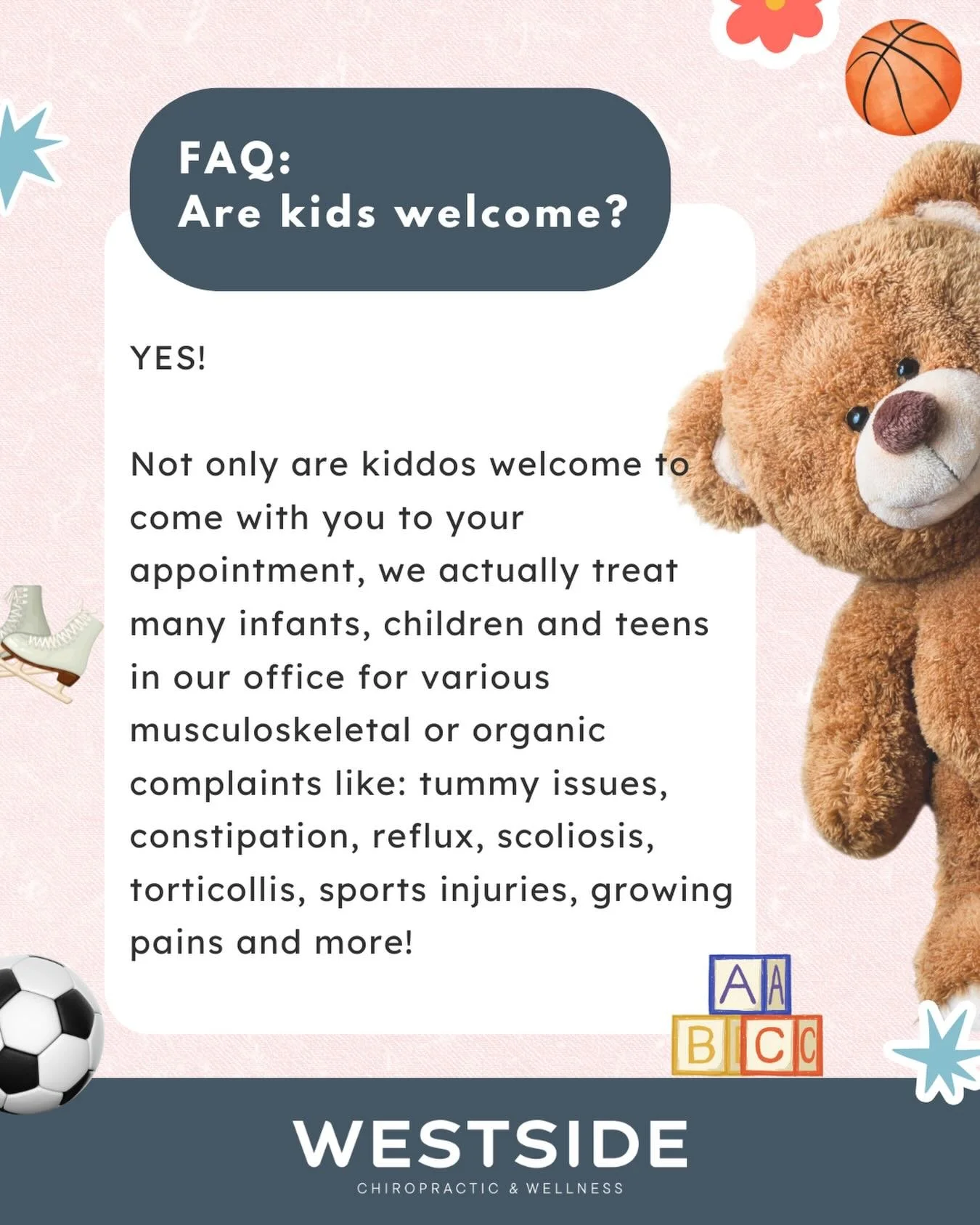 ✨ Kids are ALWAYS welcome here. ✨

No babysitter? No problem.
Tiny sidekick in tow? Bring &lsquo;em.
Teen who &ldquo;doesn&rsquo;t need it&rdquo; but definitely does? We&rsquo;ll see you both. 😉

We LOVE when little feet walk through our doors. We&r