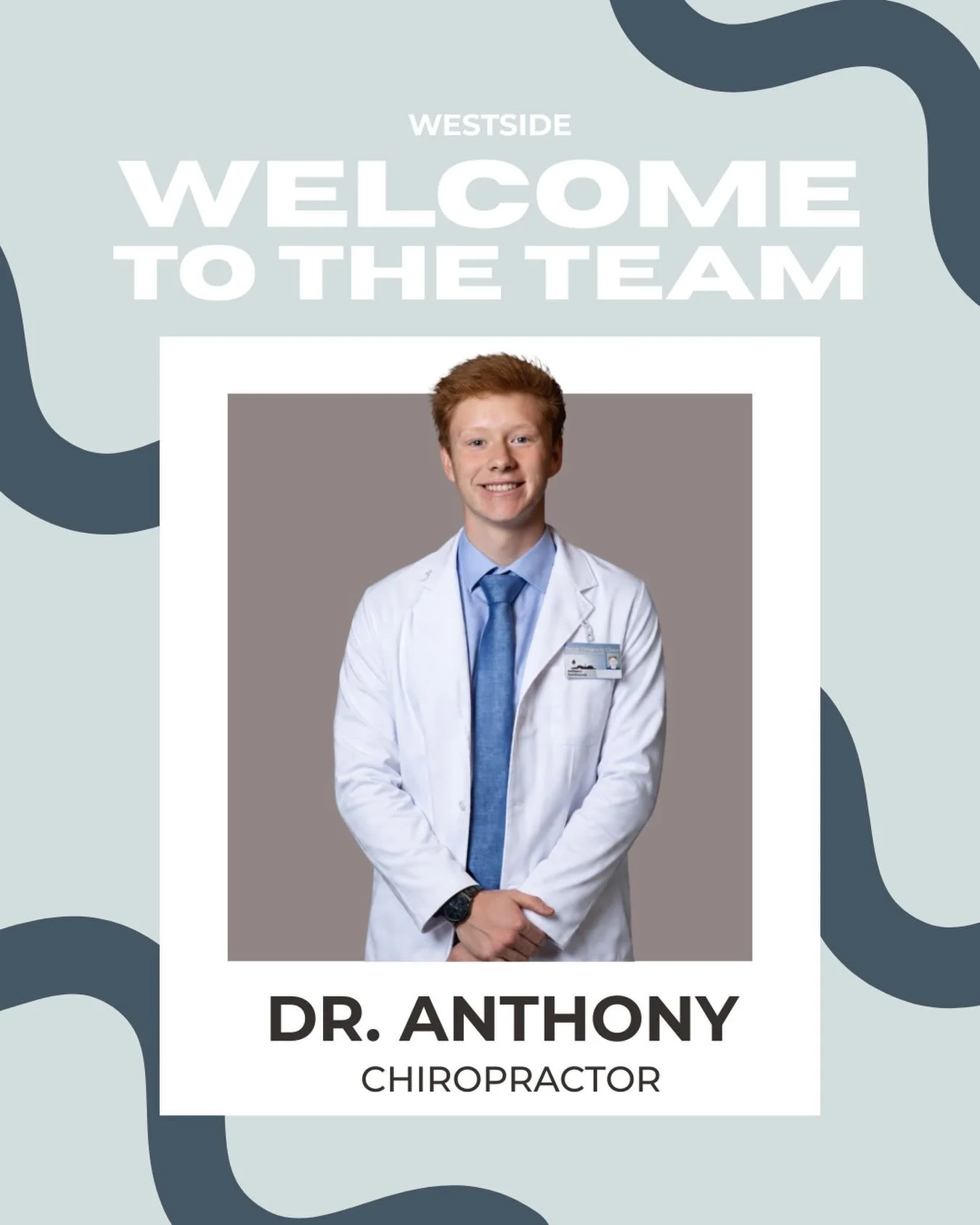 Big things are happening at Westside 👏🏼 Help us to welcome our new associate doc!

Dr. Anthony Hackworth

Originally from the Wooster area and a graduate of Palmer College of Chiropractic in Davenport, Iowa, Dr. Anthony brings a passion for helping