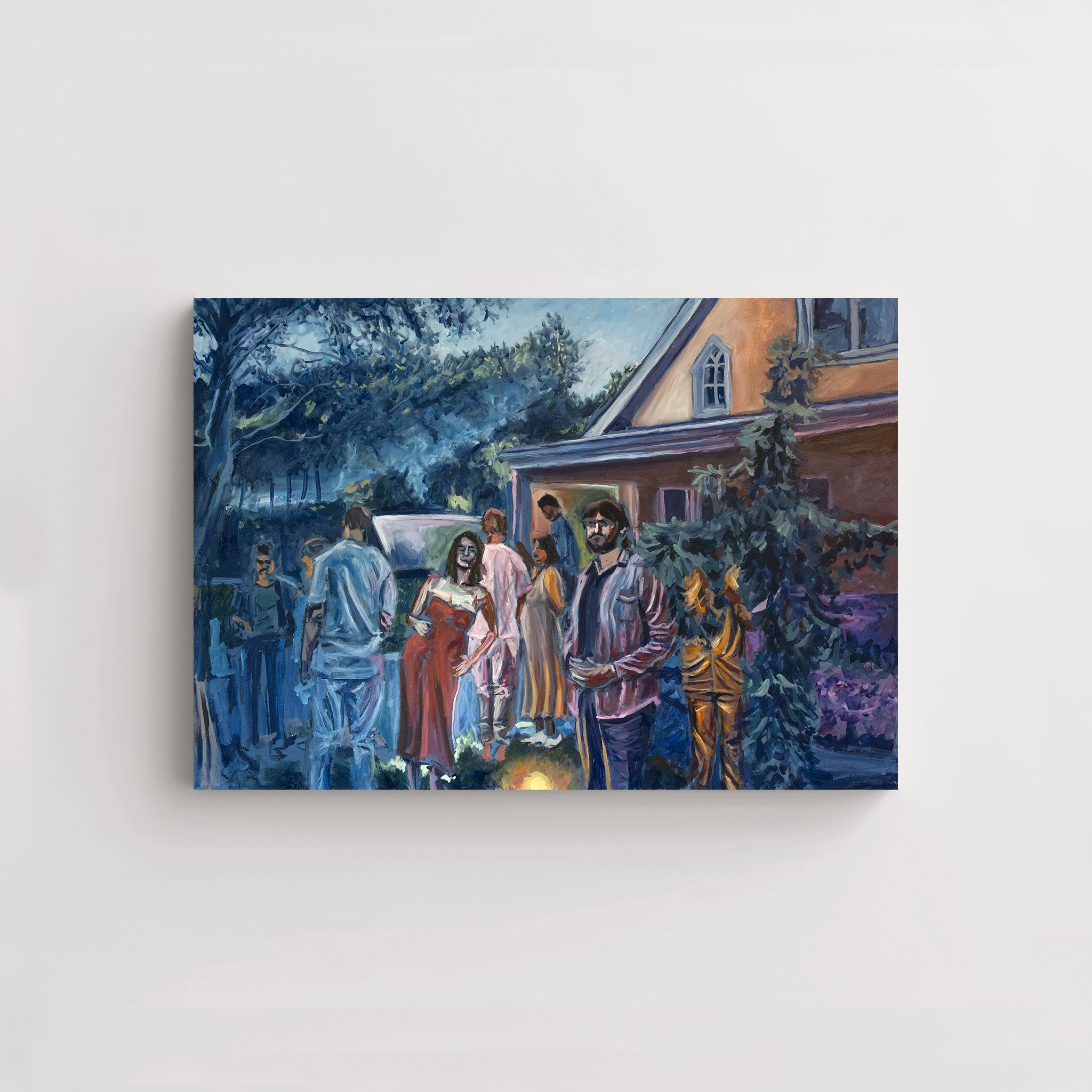 MY FRIENDS LOOKED A CROWD