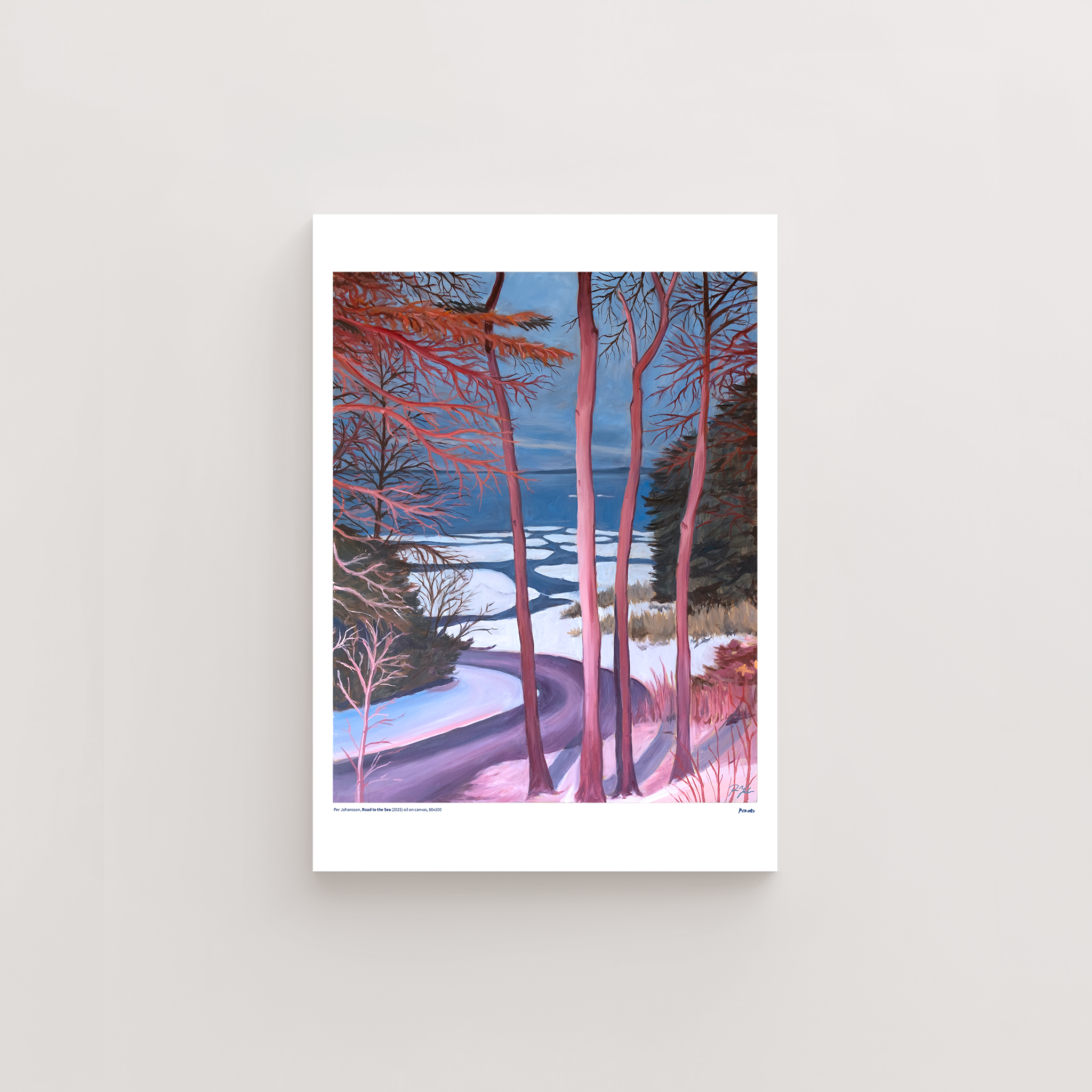 ROAD TO THE SEA. PRINT