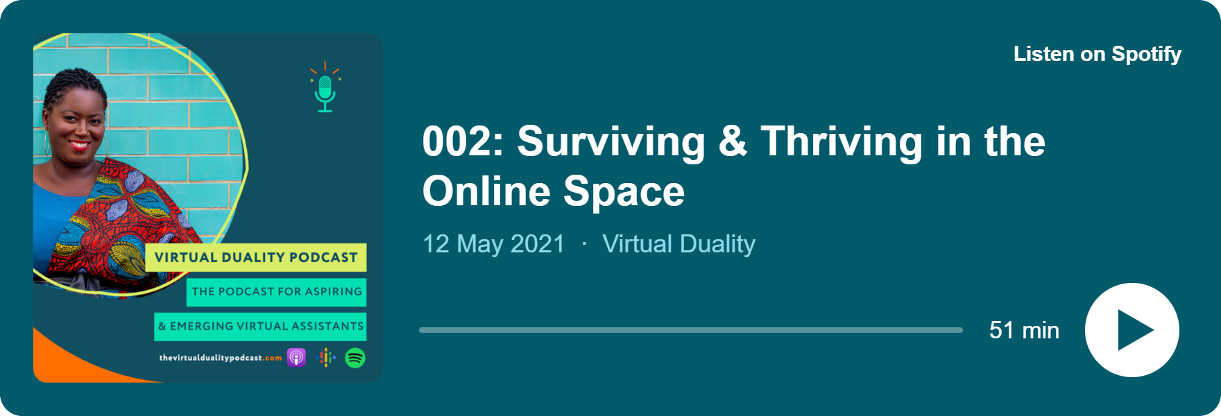 Play 002: Surviving & Thriving in the Online Space on Spotify