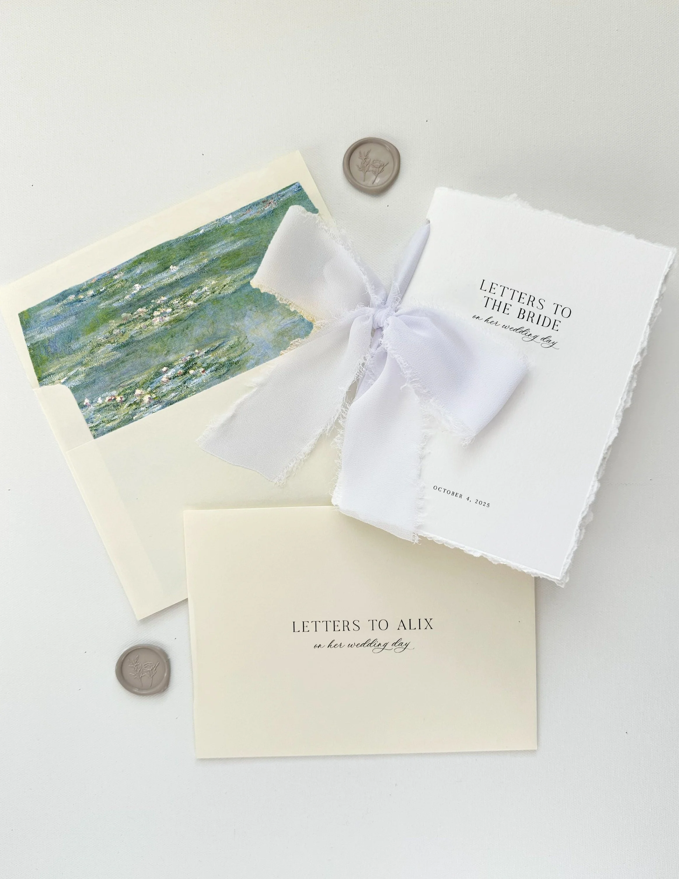 Letters to the bride on her wedding day booklet, New York, New York