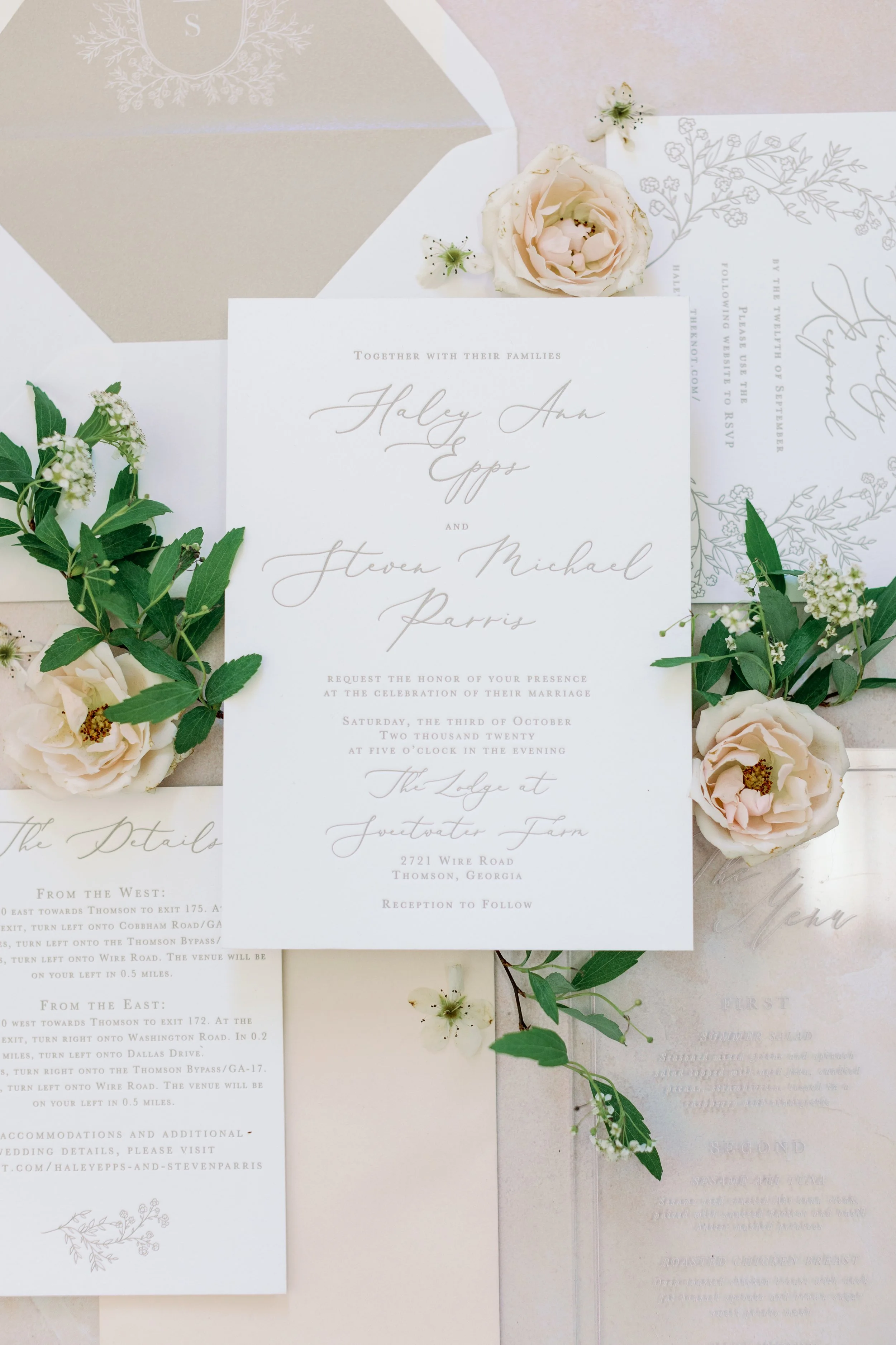 Fine Art Wedding Invitations, Los Angeles, California