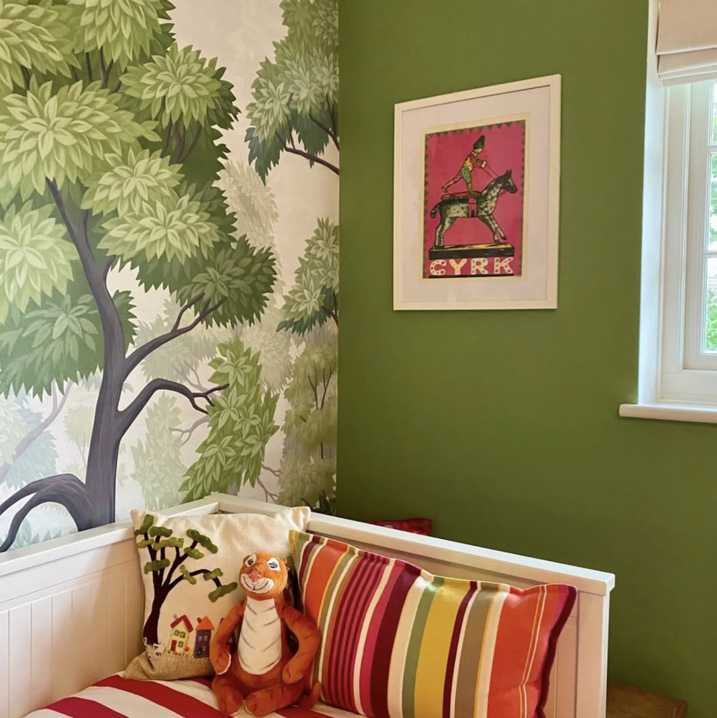 Wallpaper featured wall crafted with precision and attention to detail by March Decor Ltd, expert decorators.