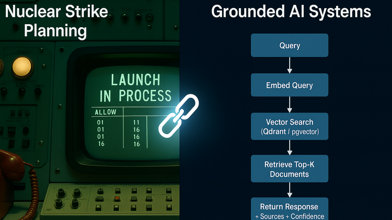 From Nuclear Strike Planning to Building Grounded AI Systems: Lessons in Trust, Simplicity, and Control