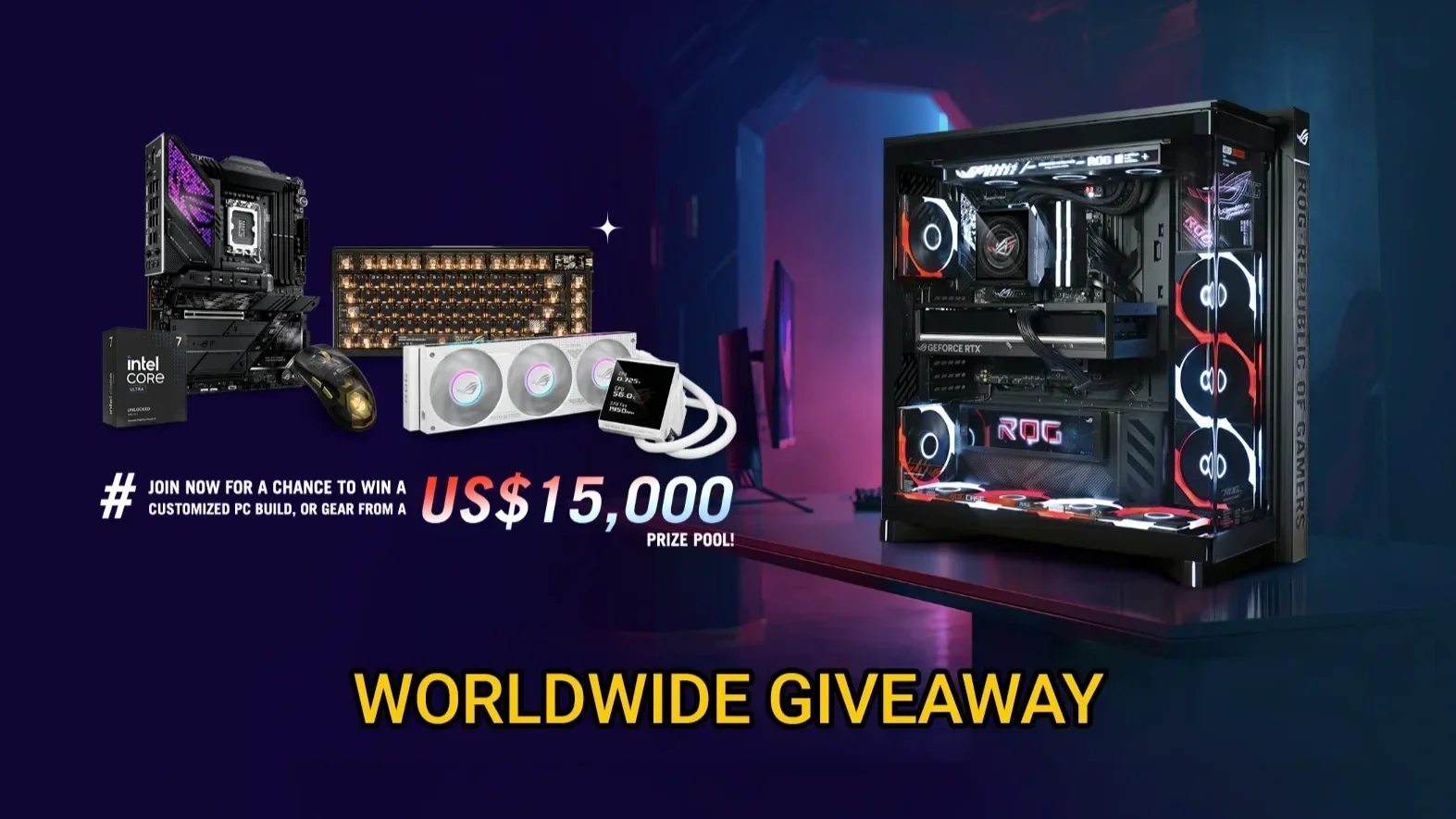 Worldwide giveaway - ASUS X PCMR - Upgrade what matters