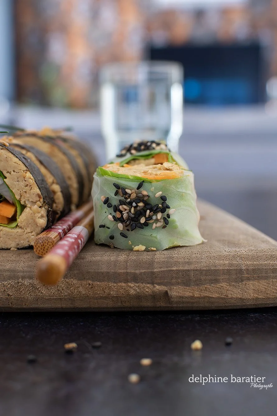Sushi sans riz vegan - Delphine Baratier Photo