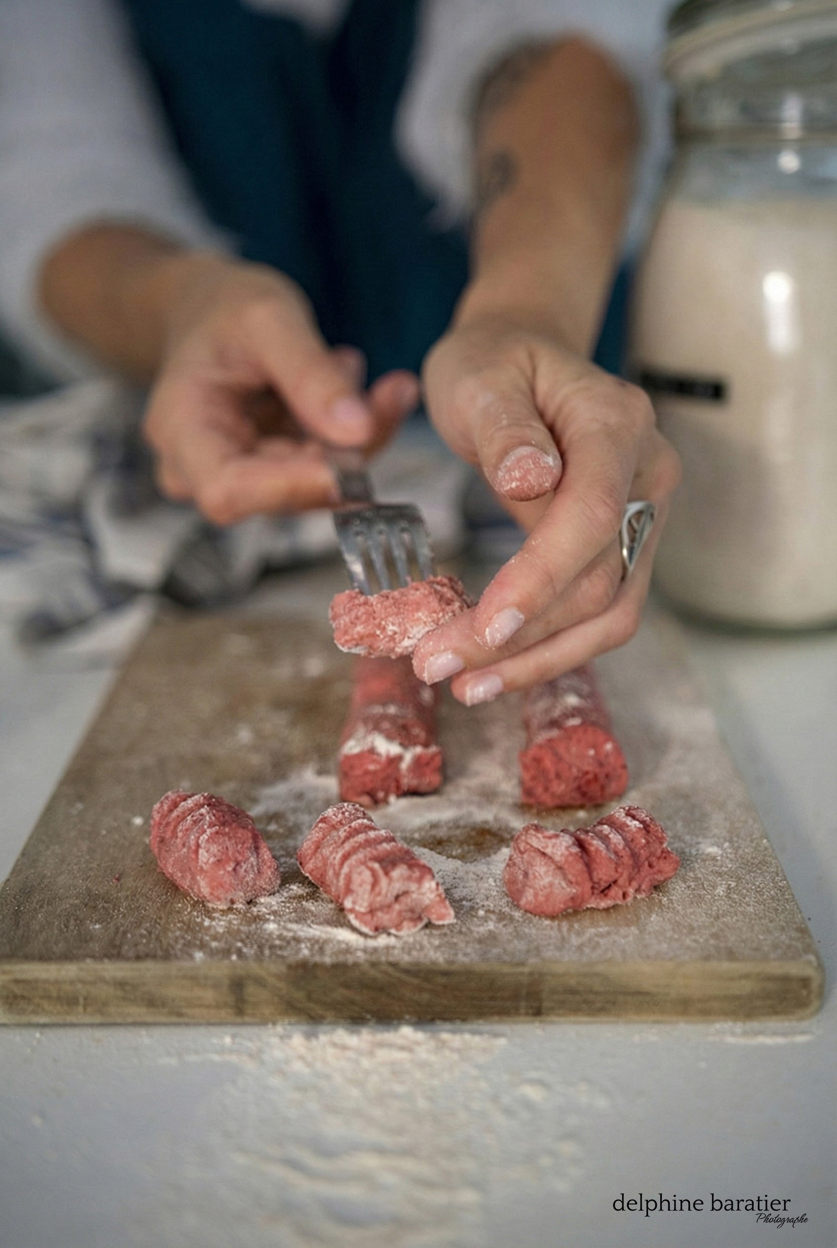 Gnocchis betterave sans gluten et vegan - Delphine Baratier Photo