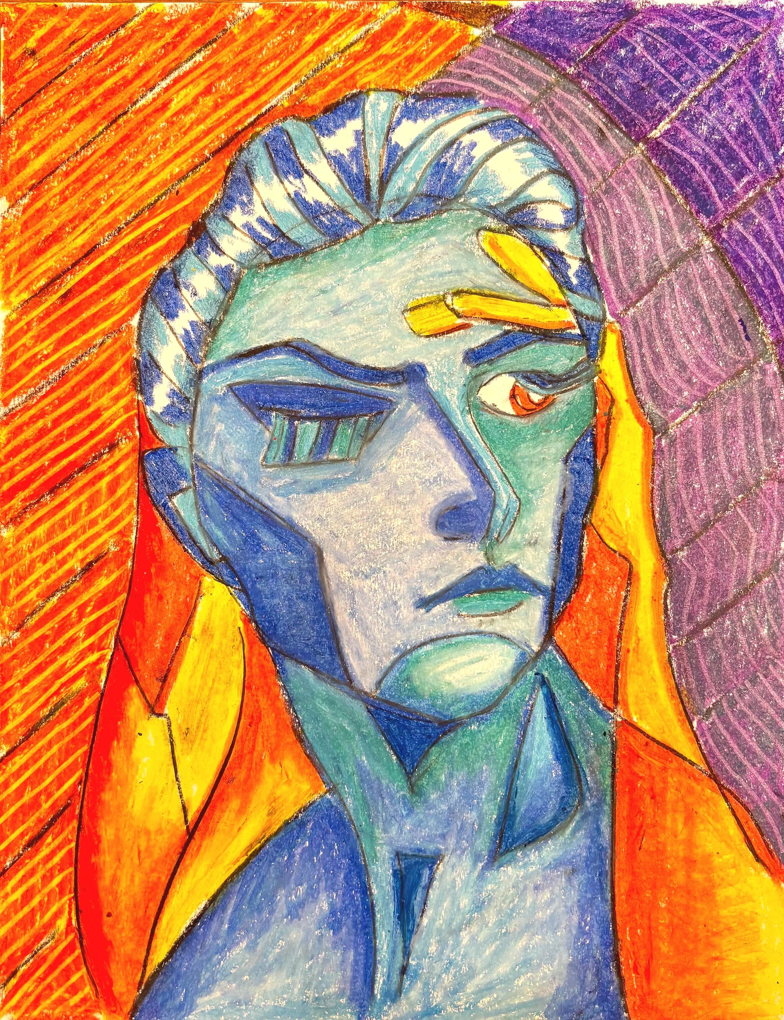 Oil Pastel on Paper