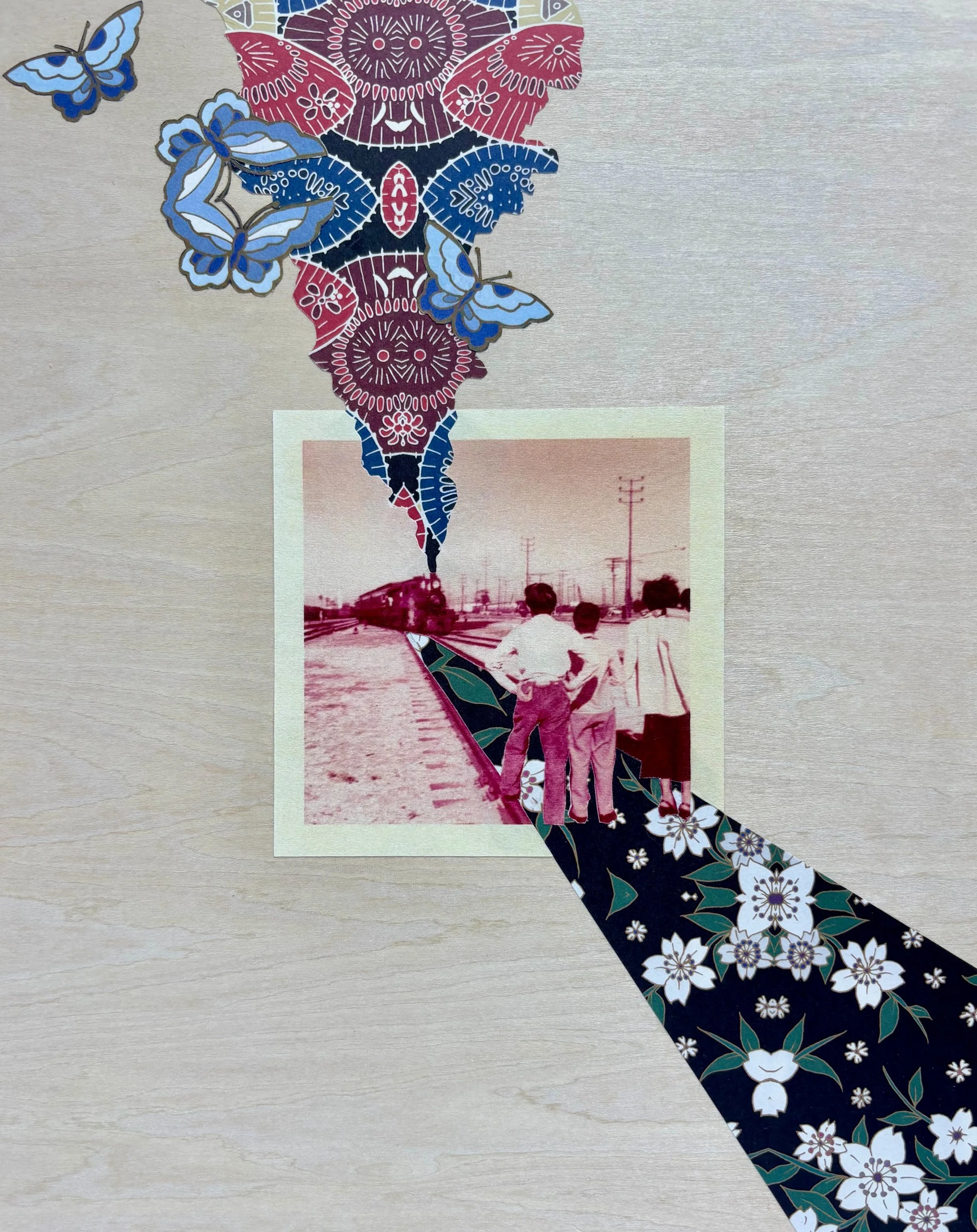 Collage on Panel