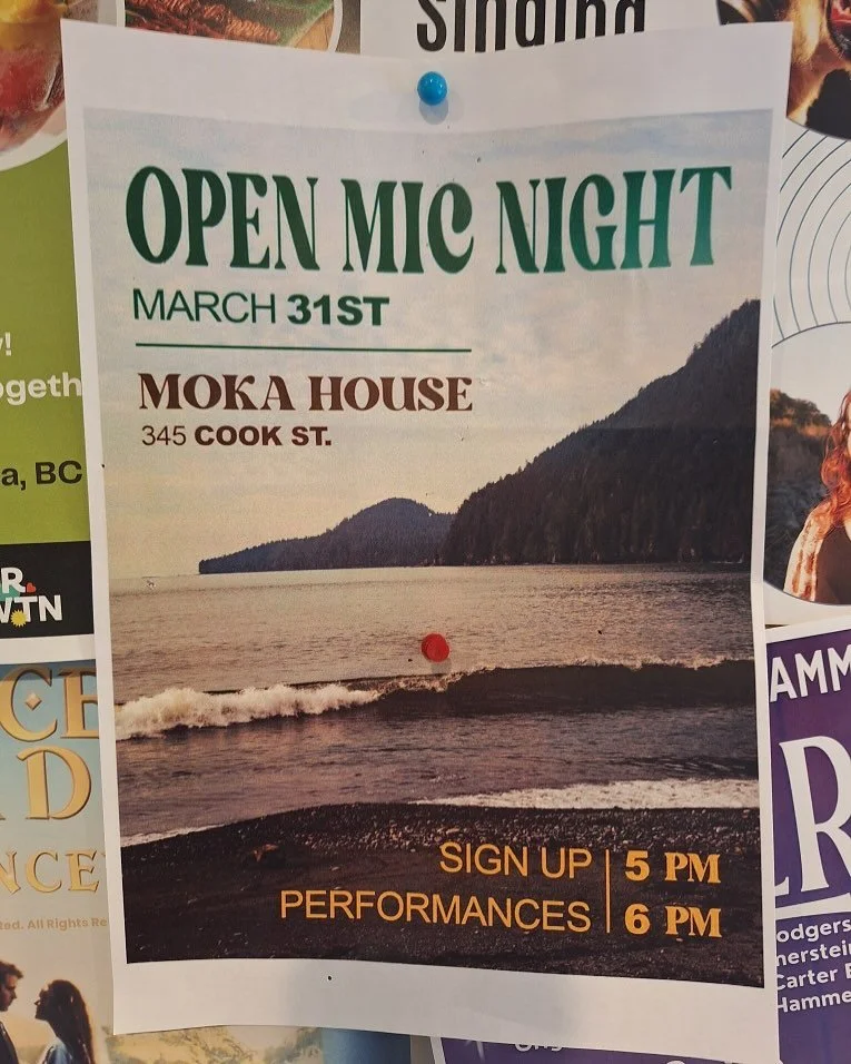 Kicking off our first open mic of 2025 next Monday! Songs, poems, instruments - anything you want! Can&rsquo;t wait to see you all 🎤 🎶