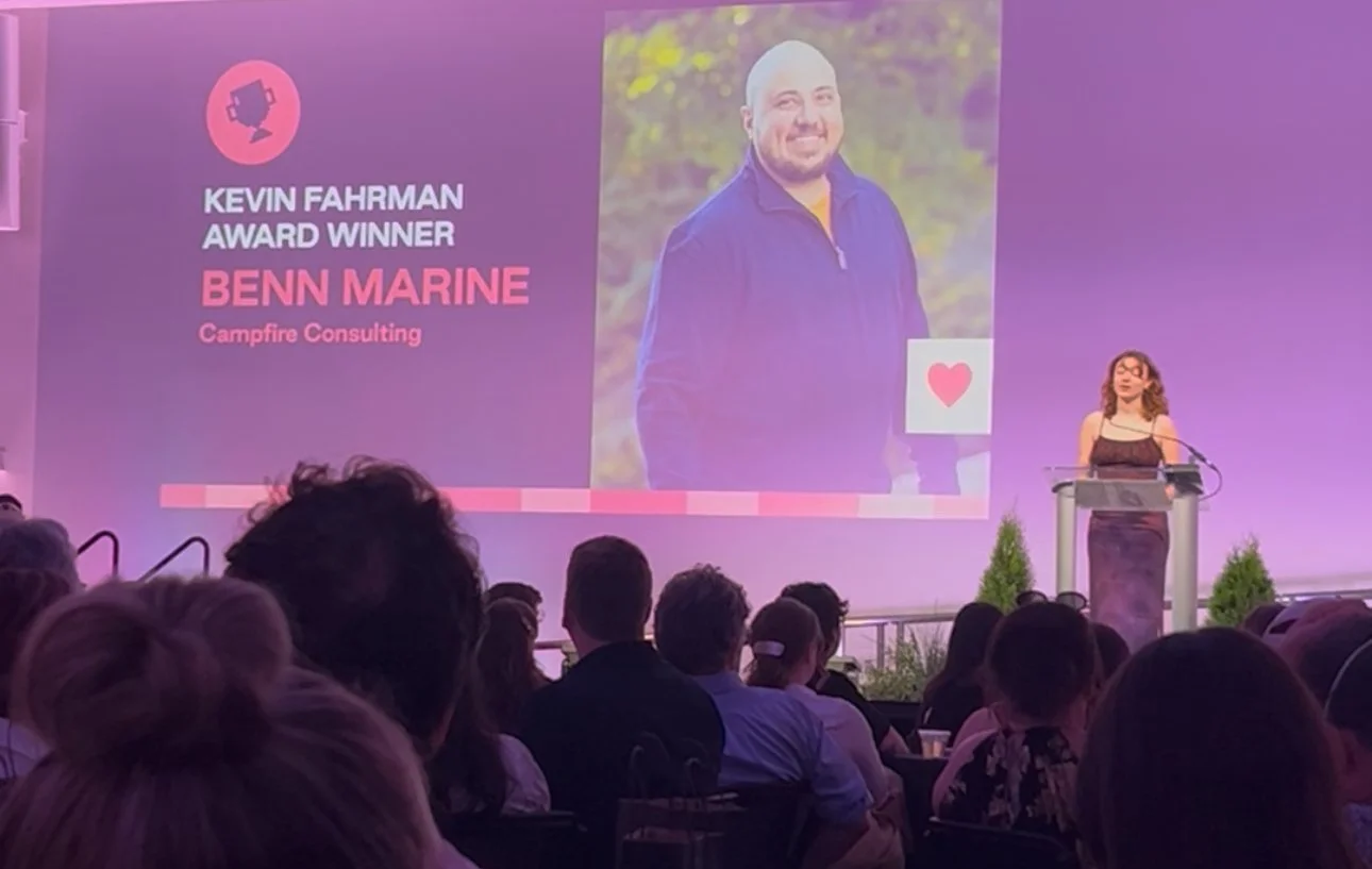 Campfire’s Benn Marine Receives Inaugural Kevin Fahrman Award for Community Impact